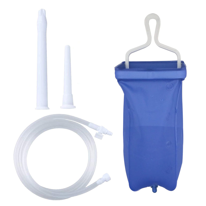 TopQuaFocus Enema Bag Kit Home Coffee Enema Irrigator Set Travel Enema Set for Men and Women Colon Cleaning 2 Litre - BeesActive Australia