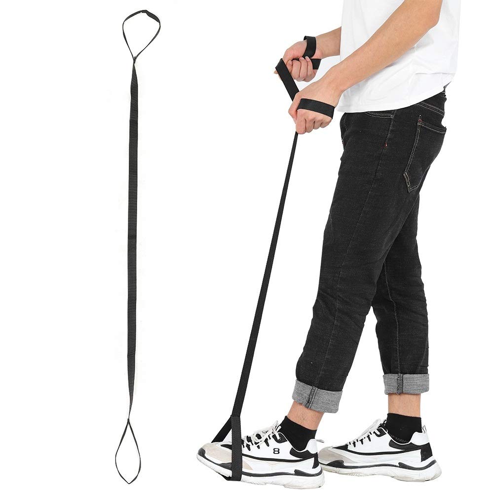 Leg Lifter Strap with Foot Strip, Mobility Aid for Disability, Elderly, Hip Replacement - Nylon - BeesActive Australia