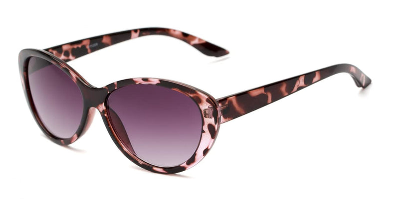 Reading Sunglasses Womens Designer Style Retro Frame UV400 Sun Readers Tinted Glasses & Case +2.00 Dark Tortoise - BeesActive Australia