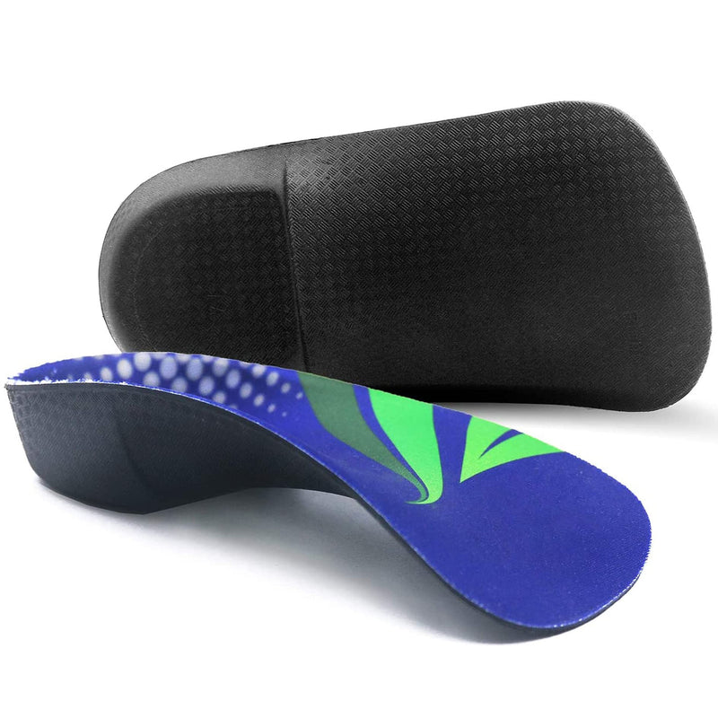 Plantar Fasciitis Insoles, 3/4 Length Arch Support Insoles for Women and Men, Shoe Inserts for Flat Feet, Over-Pronation, Heel Pain Relief, Orthotic Insoles with High Arch for Running, Work Boots, M M | 5.5~8 UK - BeesActive Australia