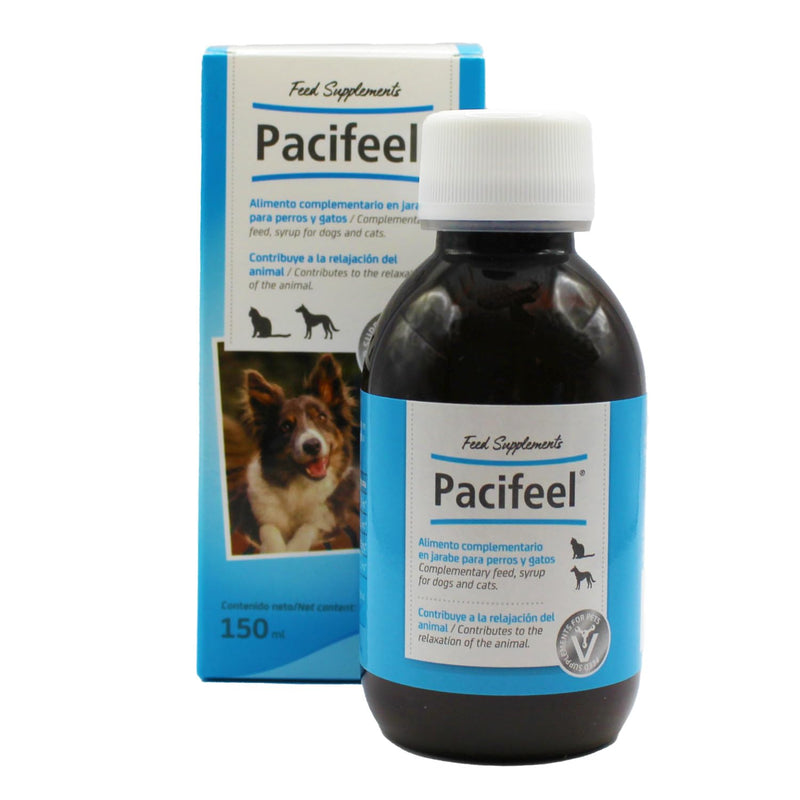 Heel - Pacifeel Syrup, Food Supplement for Dogs and Cats with Melissa and Passionflower, Promotes Relaxation and Controls Stress and Anxiety Naturally, with Good Taste - 150ml