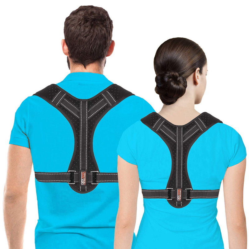 Posture Corrector for Men and Women, Upper Back Brace for Clavicle Support, Adjustable Back Straightener and Providing Pain Relief from Neck, Back & Shoulder, (Universal) (Regular) 1 Count (Pack of 1) - BeesActive Australia
