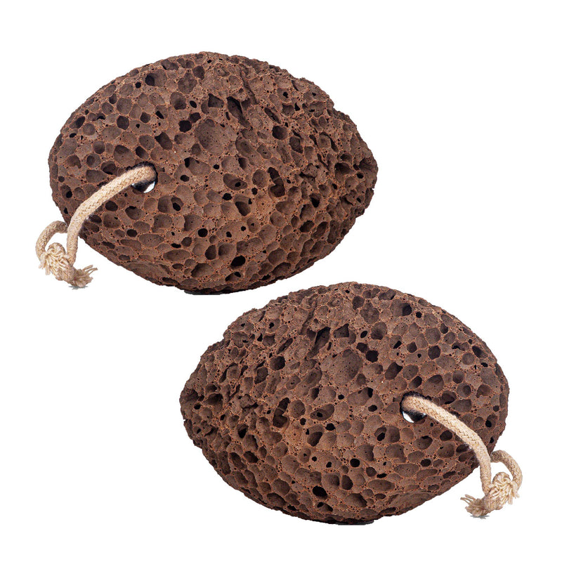 Revitale Natural Volcanic Lava Pumice Foot Stone - Pedicure Scrubber & Hard Dead Skin/Callus Remover (2 Pack) 2 Count (Pack of 1) - BeesActive Australia