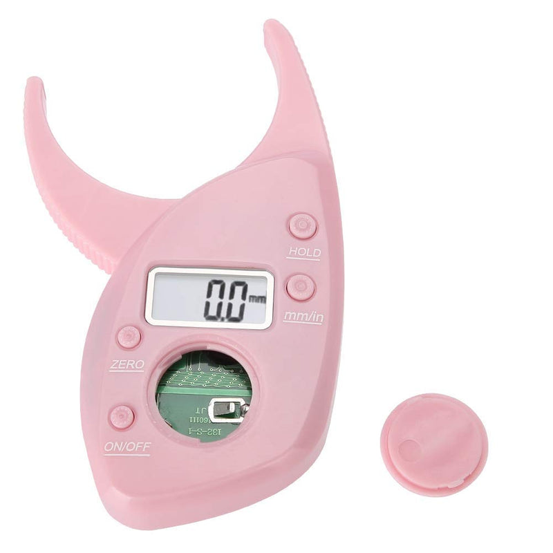 Portable Body Fat Measure,Digital Body FatTester,Body Fat Monitors Skinfold Measurement Tester Fat Measuring Caliper (Pink) - BeesActive Australia