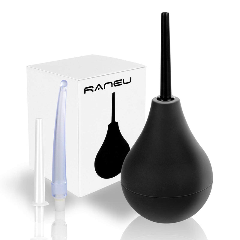 RANEU Enema Bulb Silicone Anal Douche Enema Kit for Women & Men with 3 Nozzles 4 Piece set - BeesActive Australia