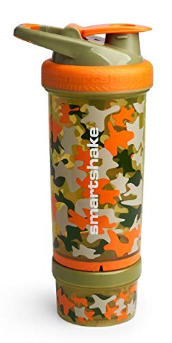 Smartshake Revive, 750 ml, Camo Orange, Shaker 1 Count (Pack of 1) - BeesActive Australia