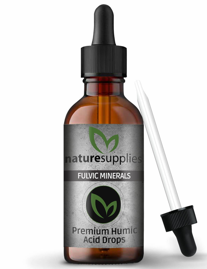 Fulvic Acid Minerals 30ml Bottle - 40 Million Years Old - 33 Organic Amino Acids - Premium Detox Antioxidant Liquid, GMO, Chemicals Free - Naturesupplies 30 ml (Pack of 1) - BeesActive Australia