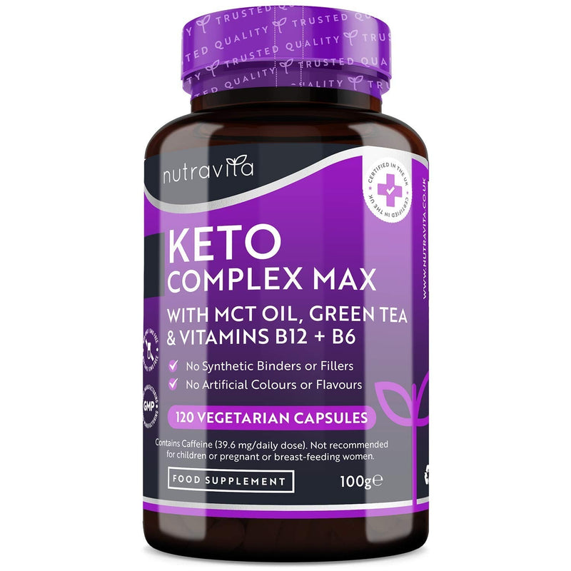 Keto Complete Diet Pills – 2 Month Supply – Max Strength 1788mg Complex for Men & Women - MCT Oil, Green Tea, Vitamins & Minerals – Contribute to Fatty Acid & Carb Metabolism – Made in The UK - BeesActive Australia