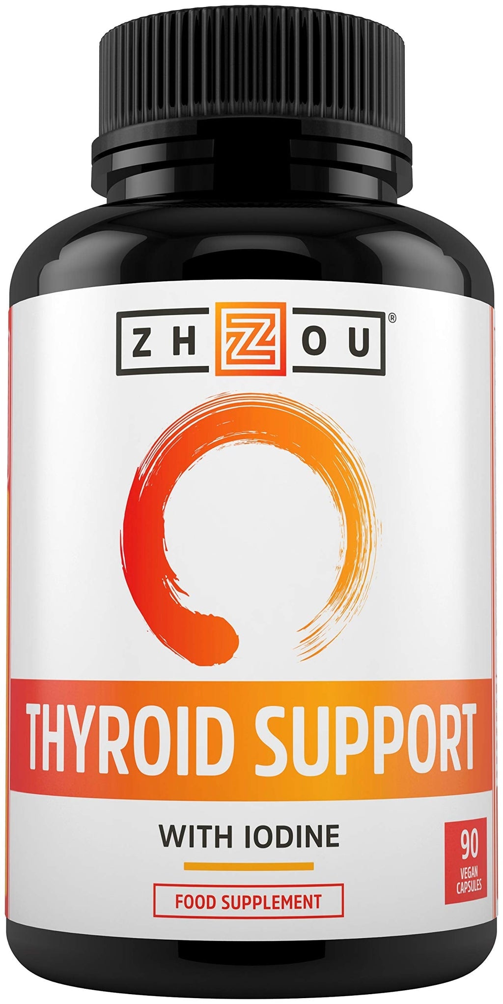 Thyroid Support - Advanced Complex with Iodine, Magnesium, Vitamin B12, L-Tyrosine, Ashwagandha, Schizandra & Cayenne - Contributes to The Reduction of Tiredness & Fatigue - 90 Vegan Capsules - BeesActive Australia