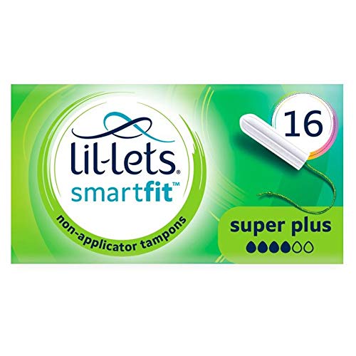 Lil-Lets Non-Applicator Super Plus Tampons X 96 | 6 Packs of 16 | Heavy Flow Single - BeesActive Australia