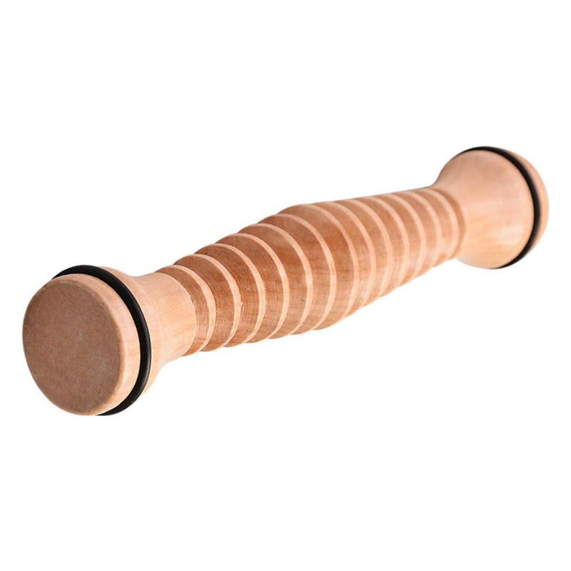 Exceart Wooden Foot Roller Massager Plantar Fasciitis Relief Wood Cellulite Muscle Foot Back Leg Massager Roller Acupressure Point Roller - BeesActive Australia