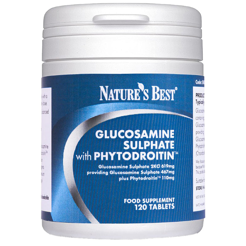 Glucosamine & Chondroitin (PhytodroitinTM) | Premium Grade | 100% Plant-Based | 120 Tablets | High Strength Glucosamine | Pure Grade | Easy to Swallow and Taste Free | Made in The UK - BeesActive Australia