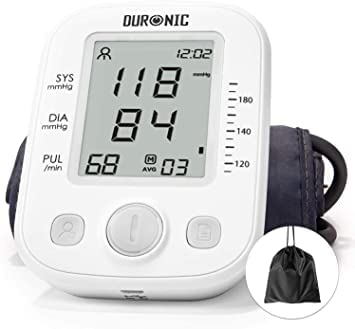 Duronic Blood Pressure Monitor Automatic Electric Upper Arm Machine BPM200 | Professional & Home Use | Medically Certified | Large Digital LCD Display | 1 or 2 User | 99 Record Memory | 22cm-36cm Cuff - BeesActive Australia