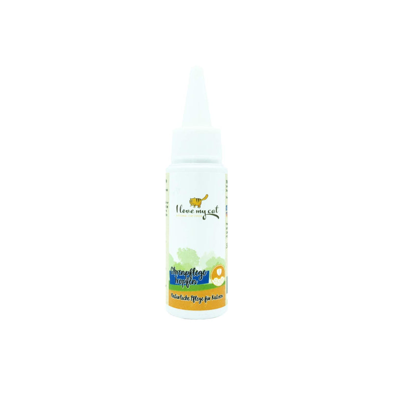I Love My Cat Ear Care Drops – 30ml. Natural Ear Cleaner for Cats. Helps with Ear Infections & Mite Recovery. Ear drops for cats developed by veterinarians for cat ear care.