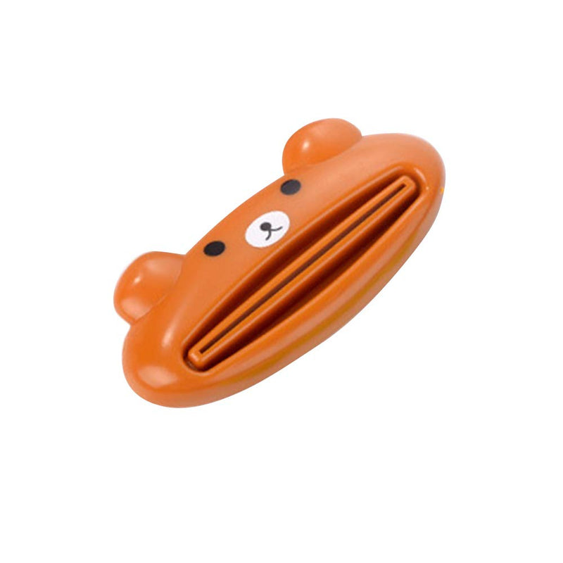 Bathroom Home Tube Squeezer Easy Cartoon Toothpaste Dispenser Rolling Holder 1pc Brown Bear 10 *10*1 - BeesActive Australia