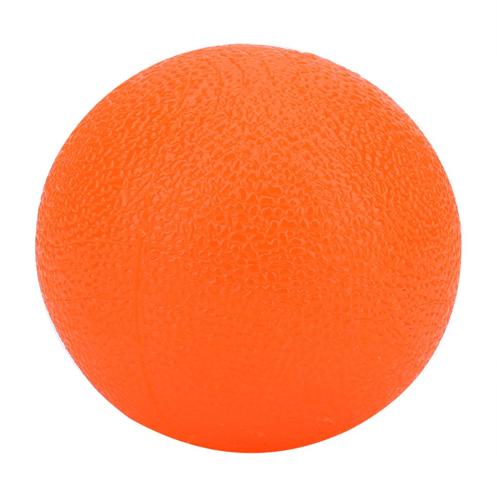 Hand Exercise Balls Silicone Squeeze Stress Ball Massage Therapy Grip Ball for Hand Finger Strength Exercise Stress Relief(Orange) - BeesActive Australia