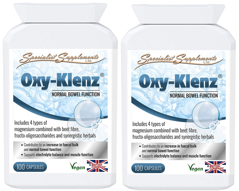 Specialist Supplements Oxy-Klenz Healthy Bowel Function 100 Capsules (Pack of 2) - BeesActive Australia