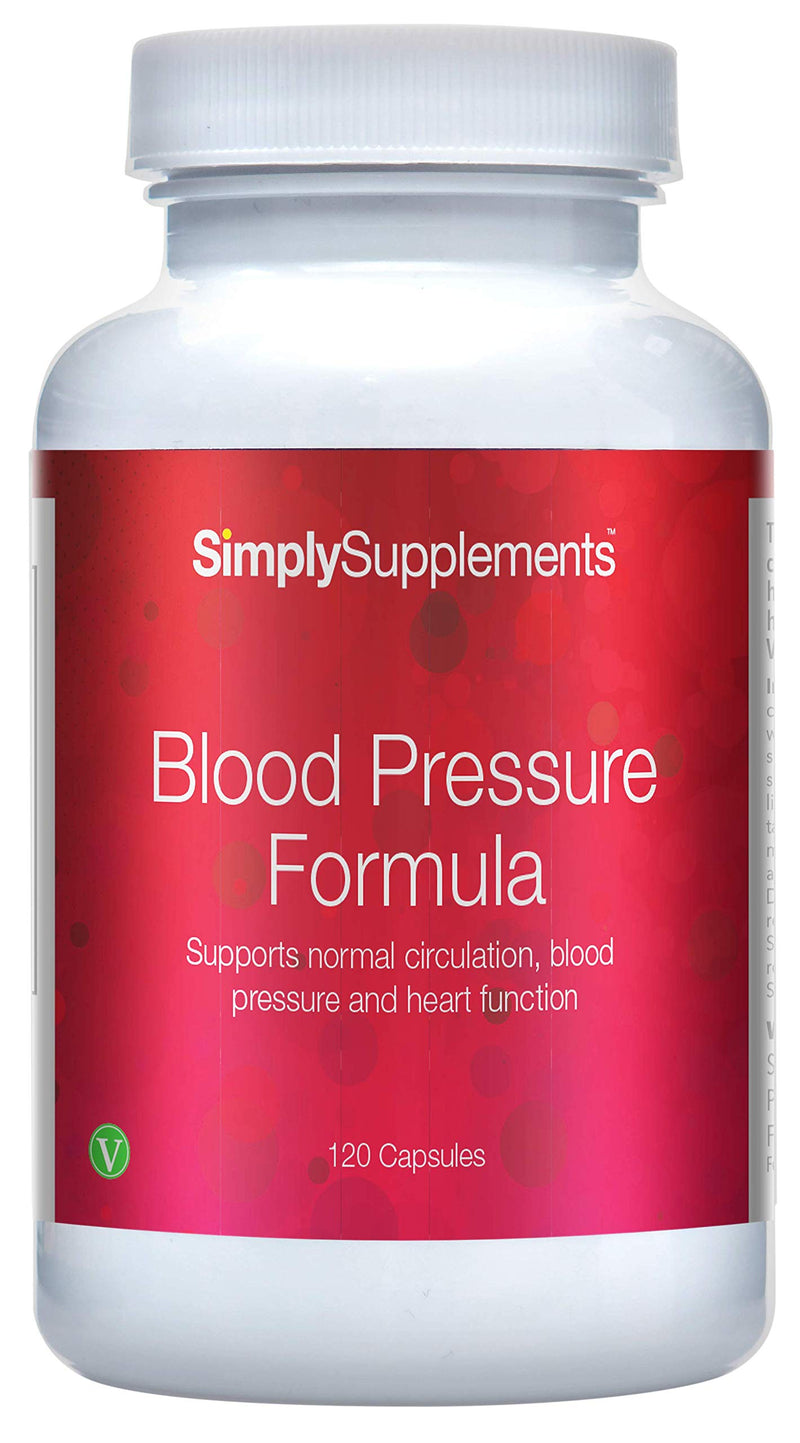 Blood Pressure Supplement | with Garlic, Magnesium & Potassium | Vegan and Vegetarian Friendly | 120 Capsules = 2 Month Supply | Manufactured in The UK - BeesActive Australia