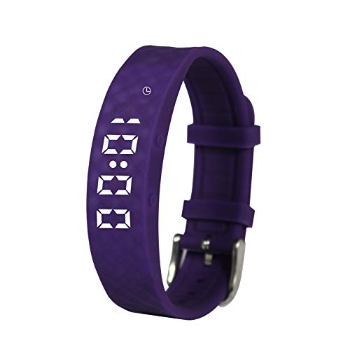 Purple Pivotell Vibratime Vibrating Pill Reminder Alarm Watch - with up to 12 Daily Alarms - BeesActive Australia