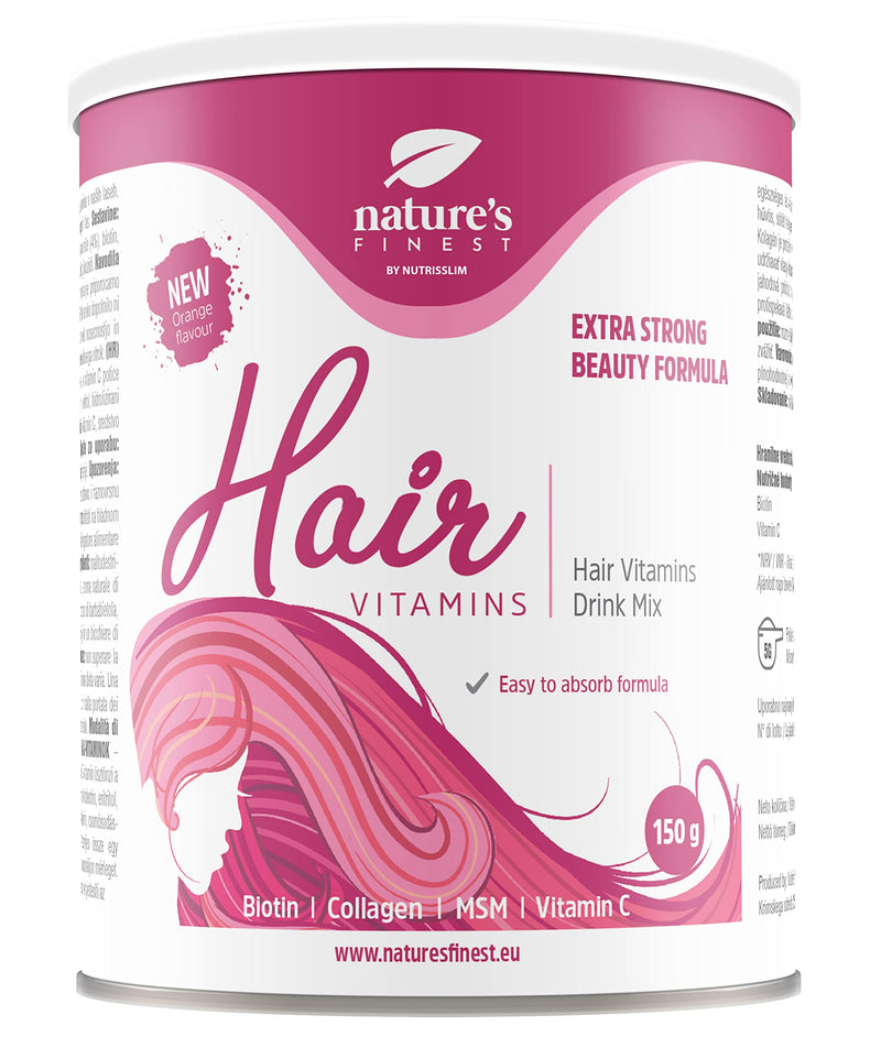 Nature's Finest by Nutrisslim Hair Vitamins - 30 Day Treatment with Biotin, Collagen Vitamin C and MSM | Supports Strong and Healthy Hair (1) 1 - BeesActive Australia