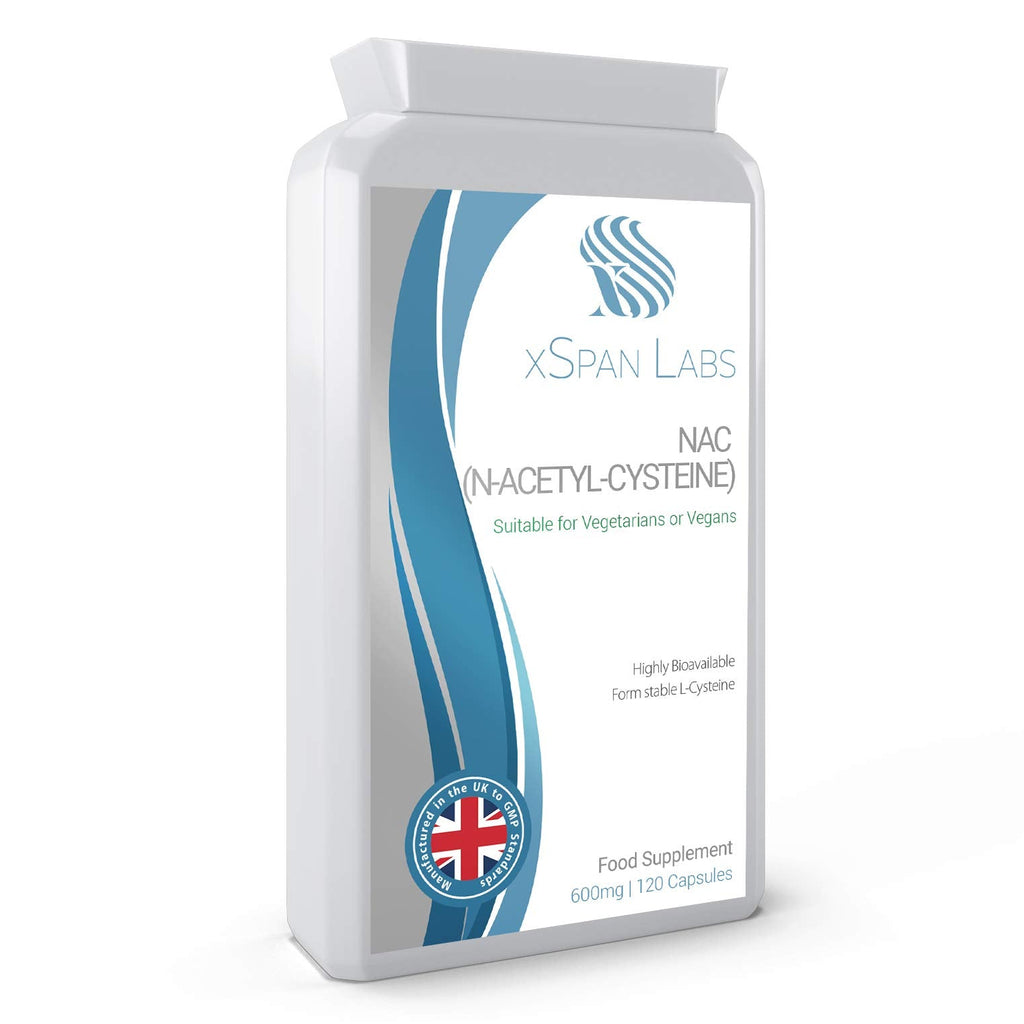 N-Acetyl Cysteine (NAC) 600 mg 120 Capsules - BeesActive Australia