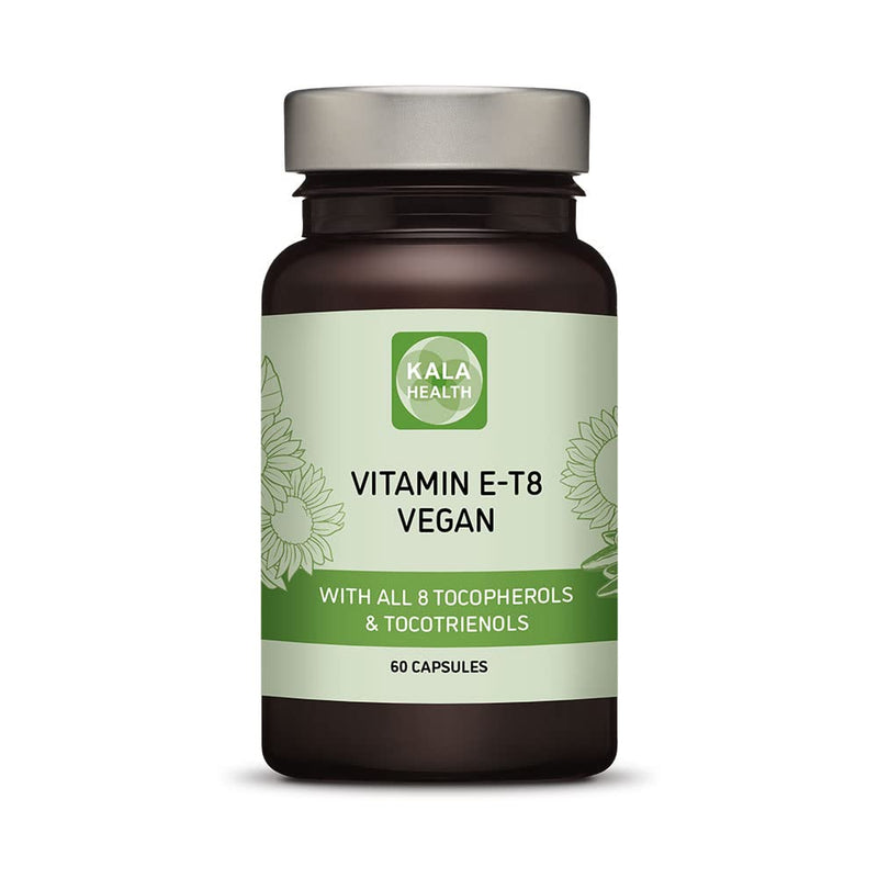 Kala Health Unique Vegan Formula with all 8 Tocopherols and Tocotrienols Vitamin E� 400 IU Contains no PAH�s, Heavy Metals, Contaminants or Preservatives - Certified Sustainable - Hair, Scars and Skin 60 - BeesActive Australia