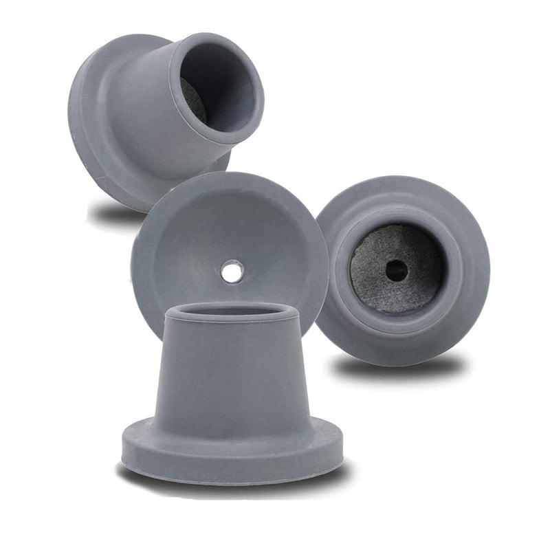 Replacement Feet for Shower Chair Bath Seat, Shower stools and Transfer Bench, Non-Skid Shower Bench and Tub Transfer Benches Rubber Suction Cup Feet, Metal Insert Reinforced (1-1/8" I.D, Grey) 1-1/8" I.D - BeesActive Australia