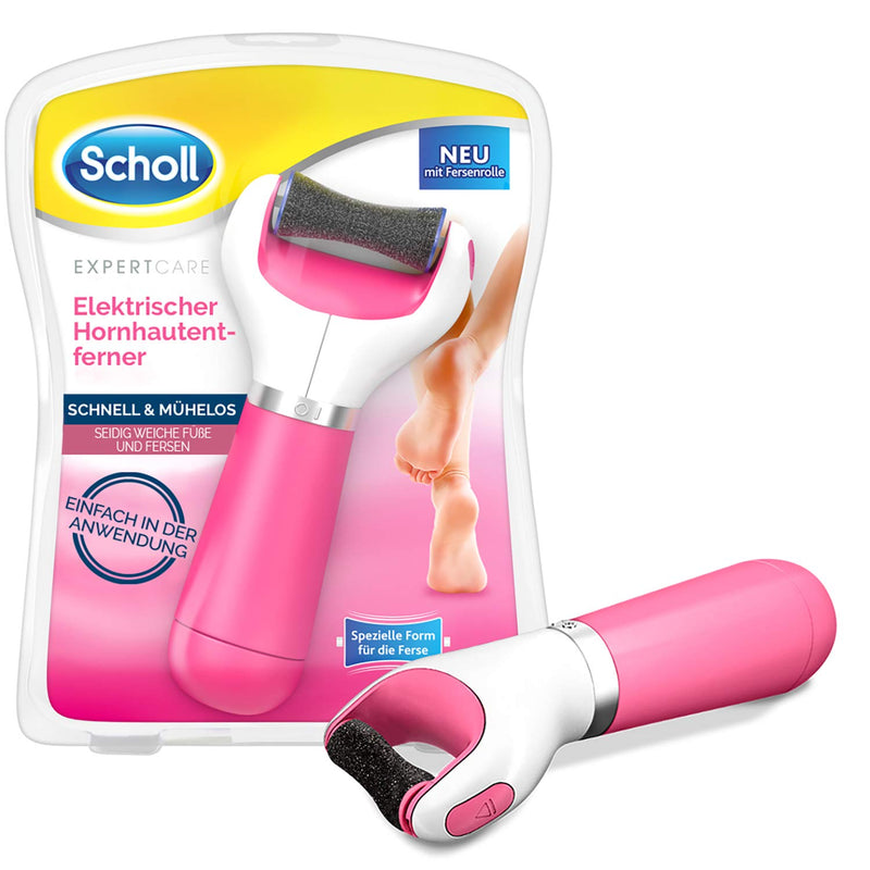 Scholl Velvet Smooth Express Pedi Electric Callus Remover with Extra Strong Roller for Precise Results 200g Pink - BeesActive Australia