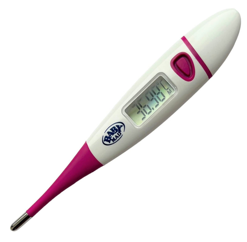 Digital Basal Thermometer 2 Decimal Place Degree Accuracy, BBT, Oral, Rectal, Underarm Waterproof for Adults or Children - BeesActive Australia