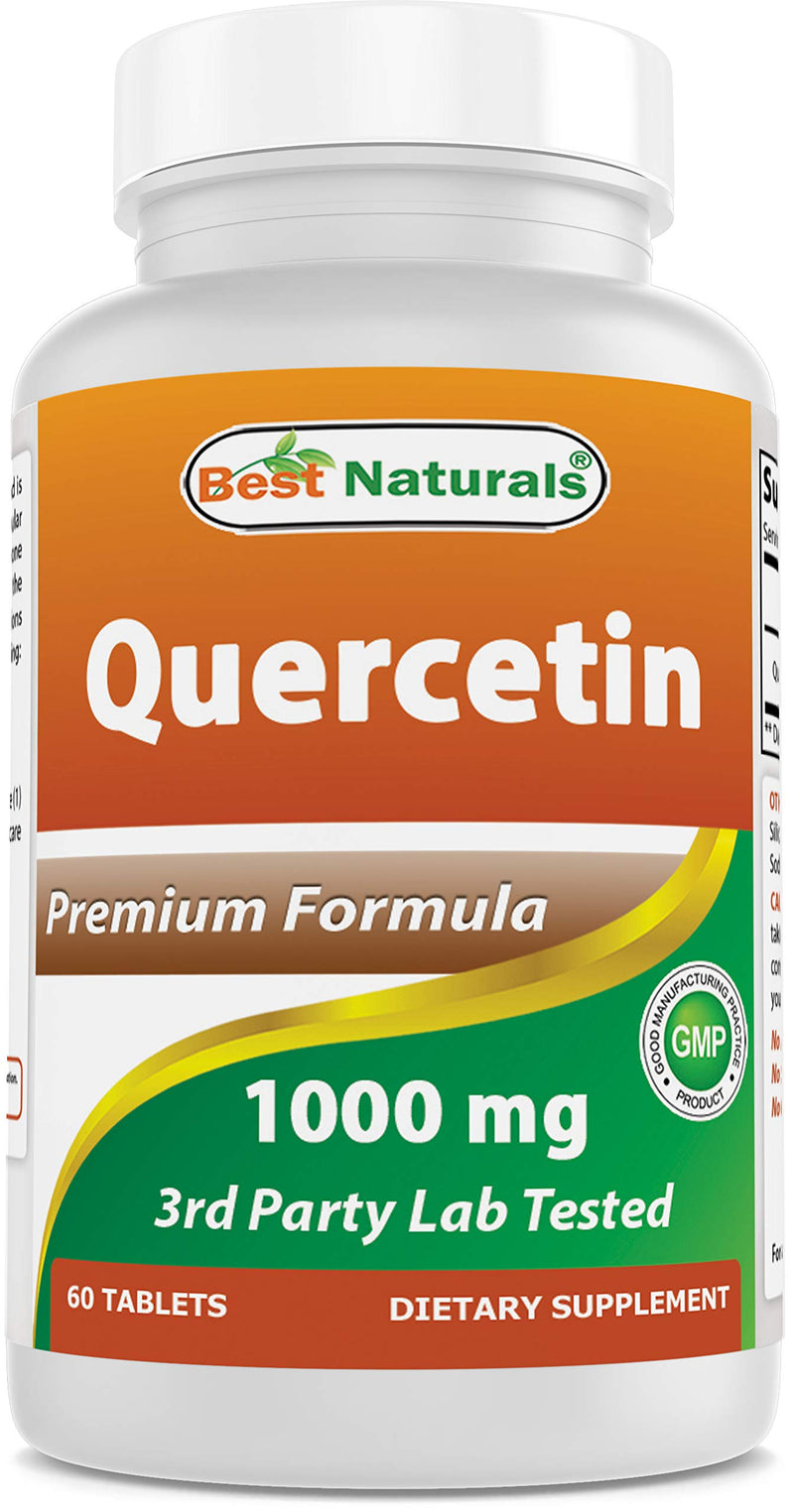 Best Naturals Quercetin 1000 mg Tablet - Immune Health - 60 Count (60 Count (Pack of 1)) 60 Count (Pack of 1) - BeesActive Australia