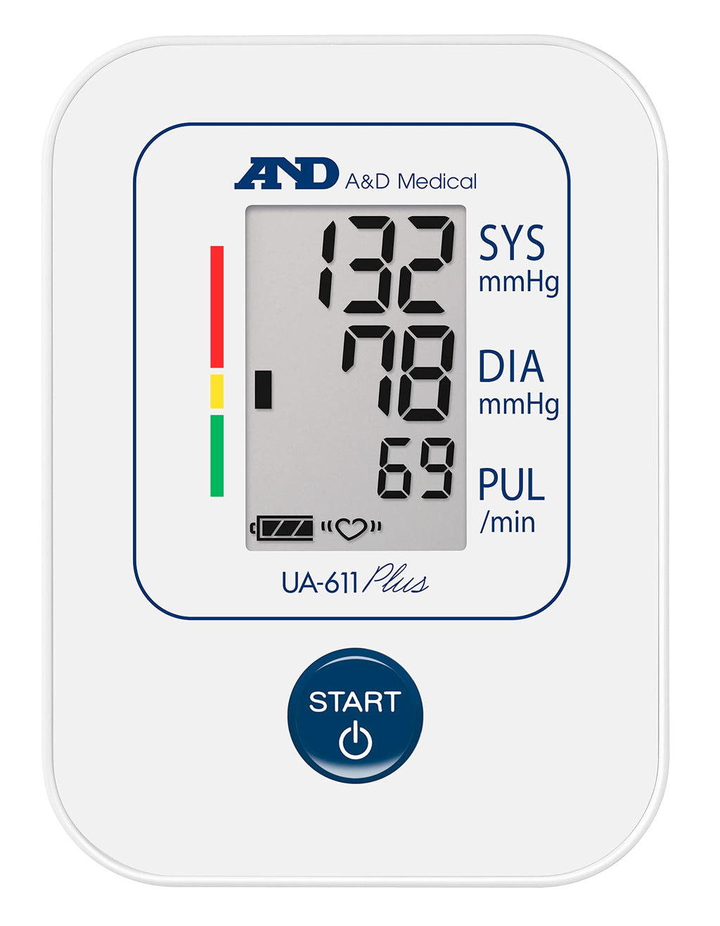 A&D Medical UA-611 Plus Blood Pressure Monitor with AFib Screening UA-611Plus Blood pressure monitor with AFib screening Single - BeesActive Australia