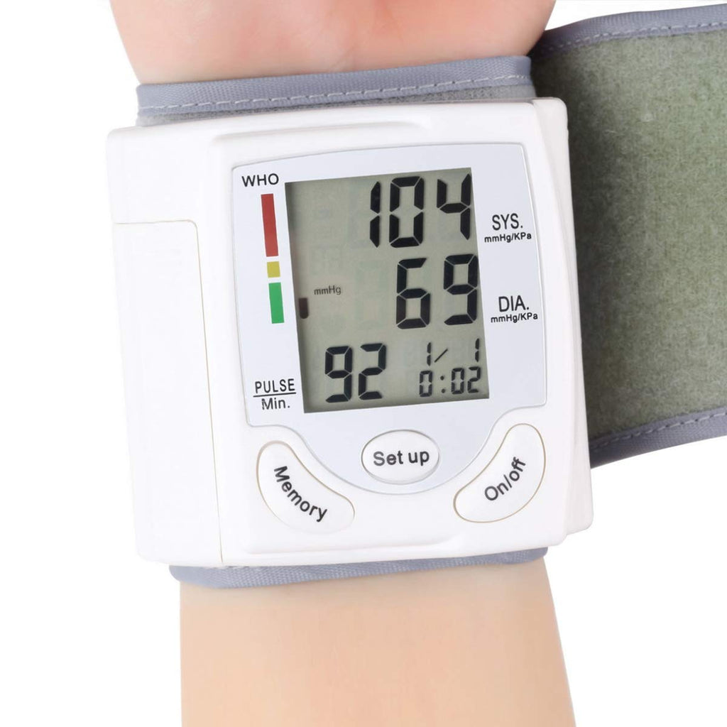 SOONHUA Blood Pressure Monitor, Automatic Digital Wrist Blood Pressure Monitor BP Cuff Machine Home Test Device for Home Use - BeesActive Australia