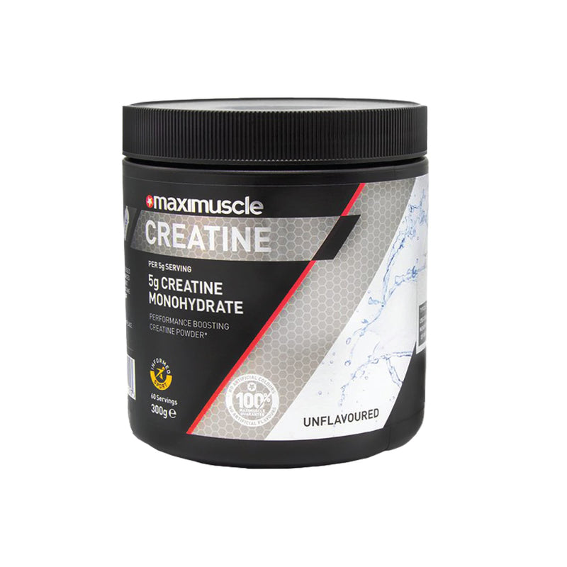 Maximuscle Creatine | Performance Boosting Creatine Monohydrate Powder | Unflavoured, 300g - 60 Servings - BeesActive Australia
