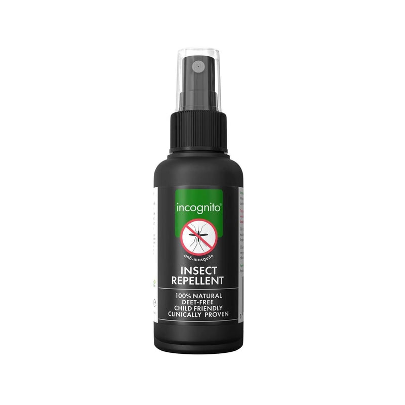 Incognito Insect Repellent Spray 50ml | Travel-Sized Natural DEET free formula | Protects For Up To 7 Hours | Shields from a wide range of biting insects | Travel Friendly Organic Mosquito Repellent 50 ml (Pack of 1) - BeesActive Australia