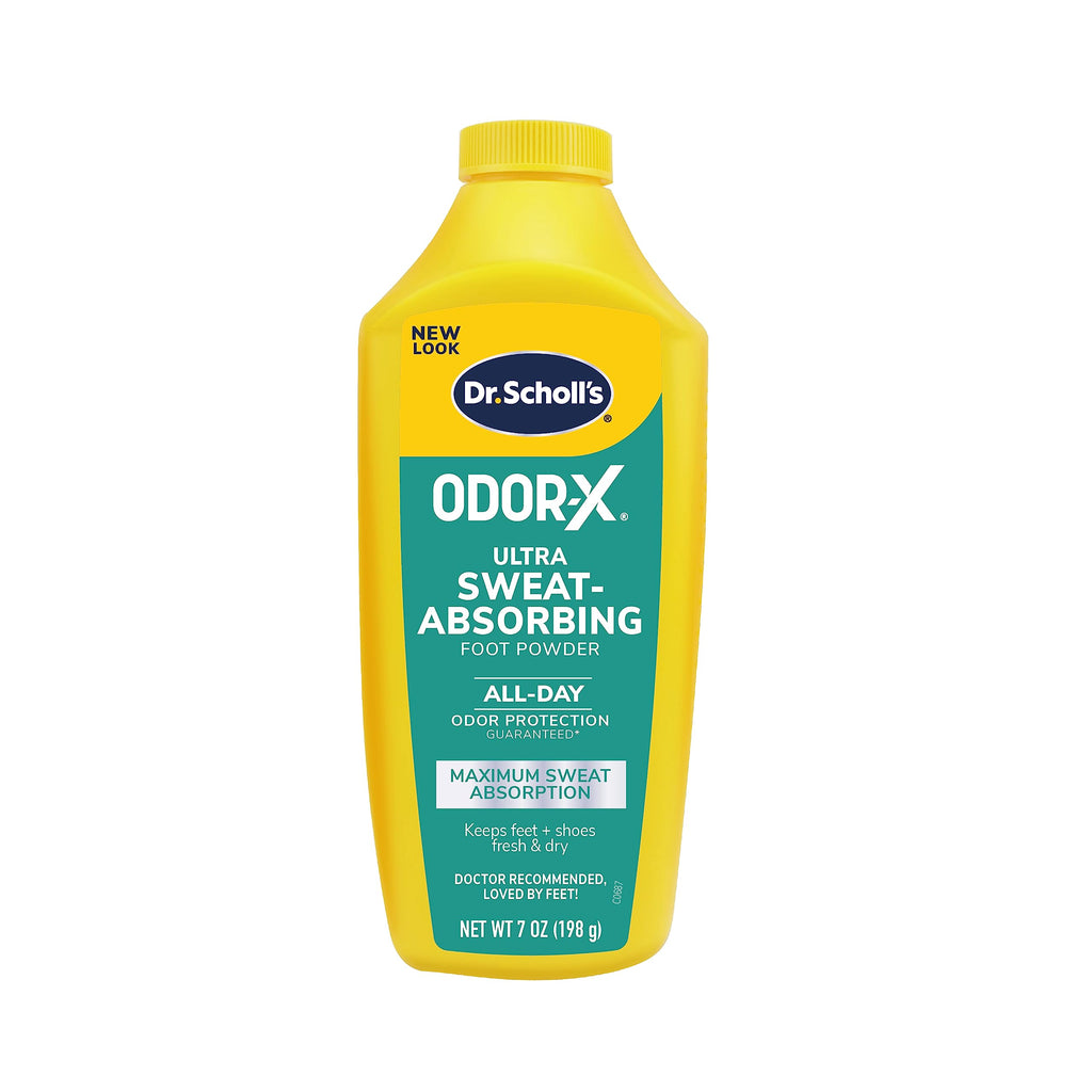 Dr. Scholl's Odor-x Sweat Absorbing Foot Powder, 7 Ounce (Pack of 1) Sweat Absorbing Powder - BeesActive Australia
