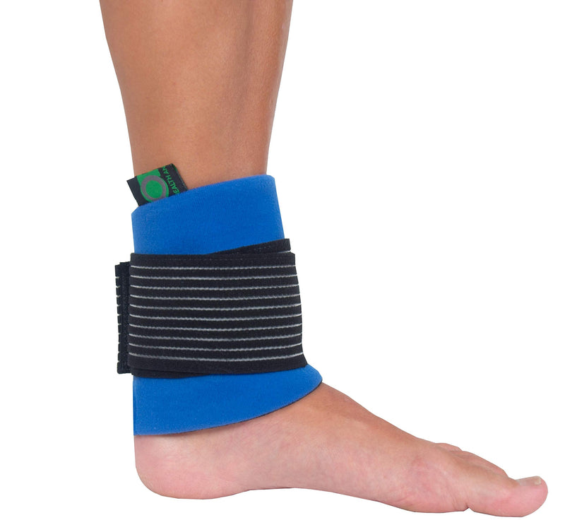 Heating Pad & Ice Pack. Relief for Ankle Pain Microwavable Freezer Gel Pack Reusable Heat/Cold Wrap. - BeesActive Australia