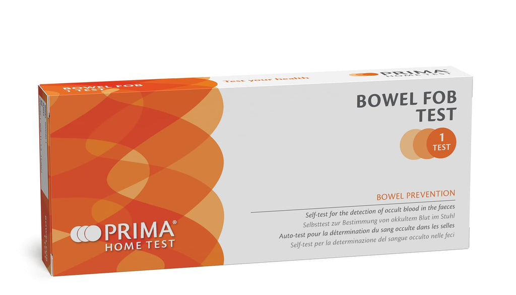 PRIMA Bowel Health Test detects Hidden faecal Occult Blood (FOB) in a Stool Sample, Results in 5 Minutes, Home use - BeesActive Australia
