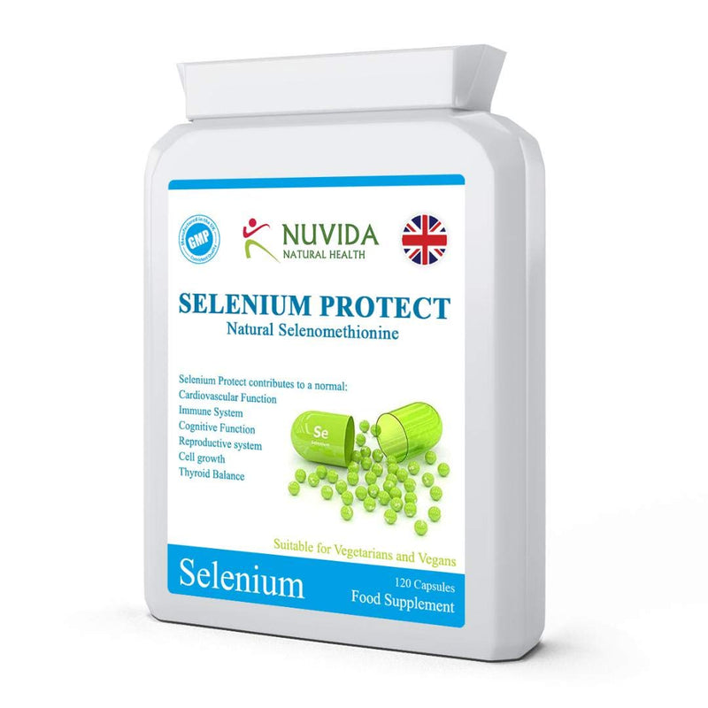 Selenium /Powerful High Strength Antioxidant/ 120 Selenium Capsules / 2 Months Supply / Suitable for Vegetarians and Vegans - BeesActive Australia