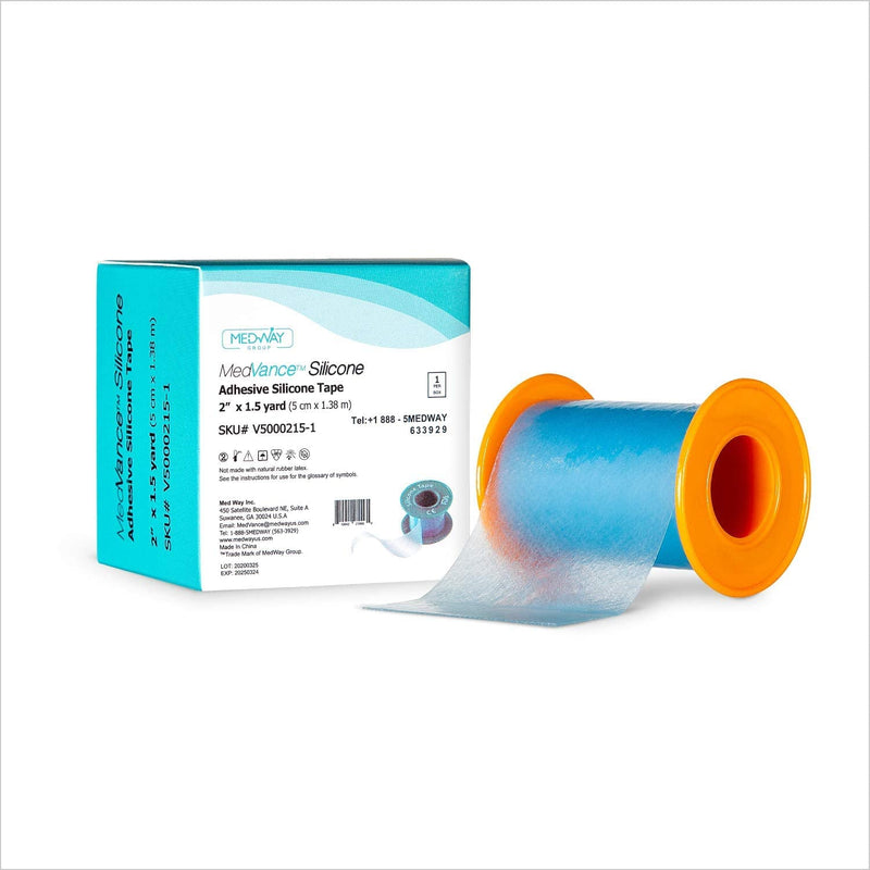 MedVance Silicone Tape 2" Wide Soft with Perforation and Cuttable (1 Pack, 1.5 Yards) - BeesActive Australia