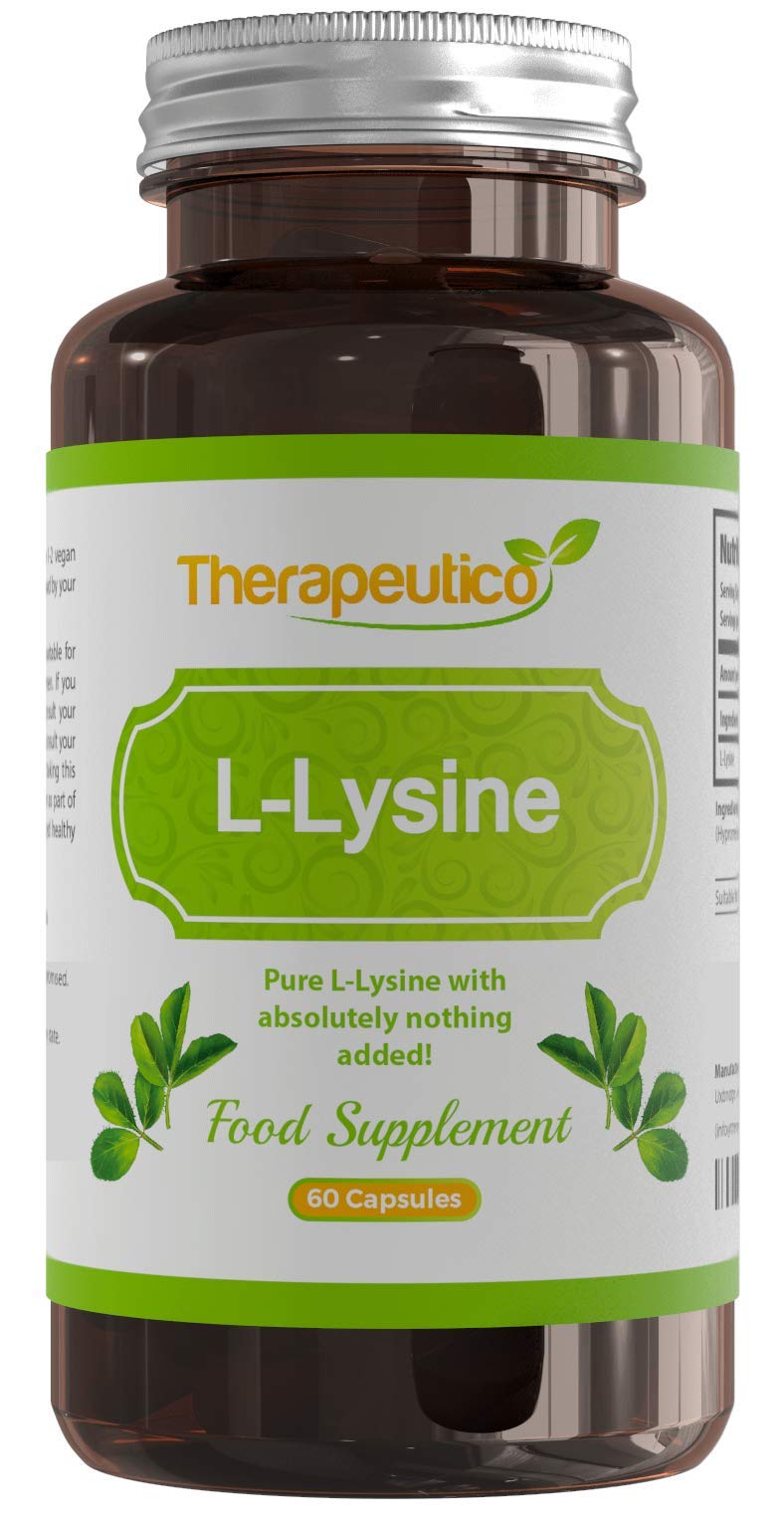 L-Lysine Capsules | Split Dose | 1000mg Serving | Easy Swallow Capsules | 60 Vegan Capsules | UK Made | No Binders, Fillers, Additives - BeesActive Australia
