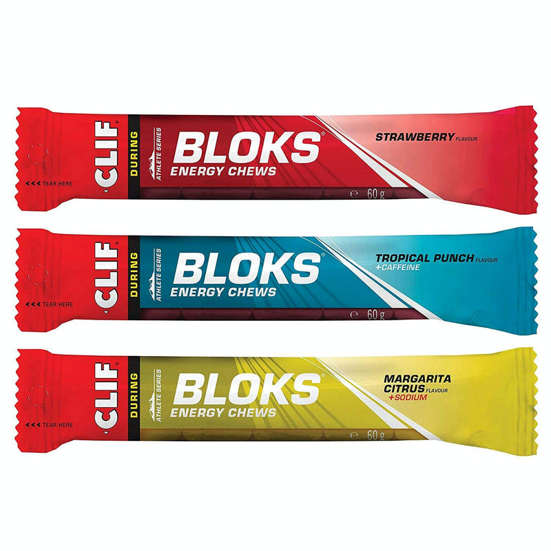 Clif @ WOWOOO SHOT BLOKS : Energy Chews : Different Flavours 3x Mixed - 3 Flavours. Mix v - BeesActive Australia