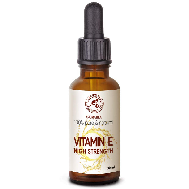 High Strength Pure Vitamin E - Concentrated Vitamin E Drops 30 ml - Tocopherol - Natural - Antiaging Vitamin E - Vitamin E for Vitamin E Oil - for Face - Skin - Hair - Nails - Lips 30 ml (Pack of 1) - BeesActive Australia