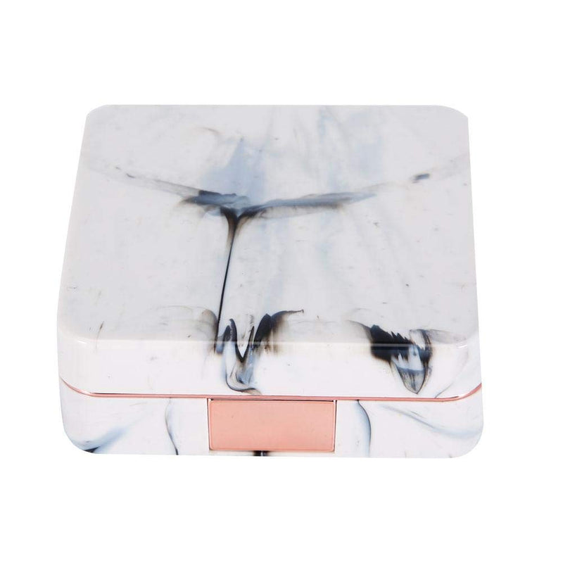 Contact lens case, box of marble contact lenses, for home Glasses care products Glasses care products for travel(Rose gold) Rose Gold - BeesActive Australia