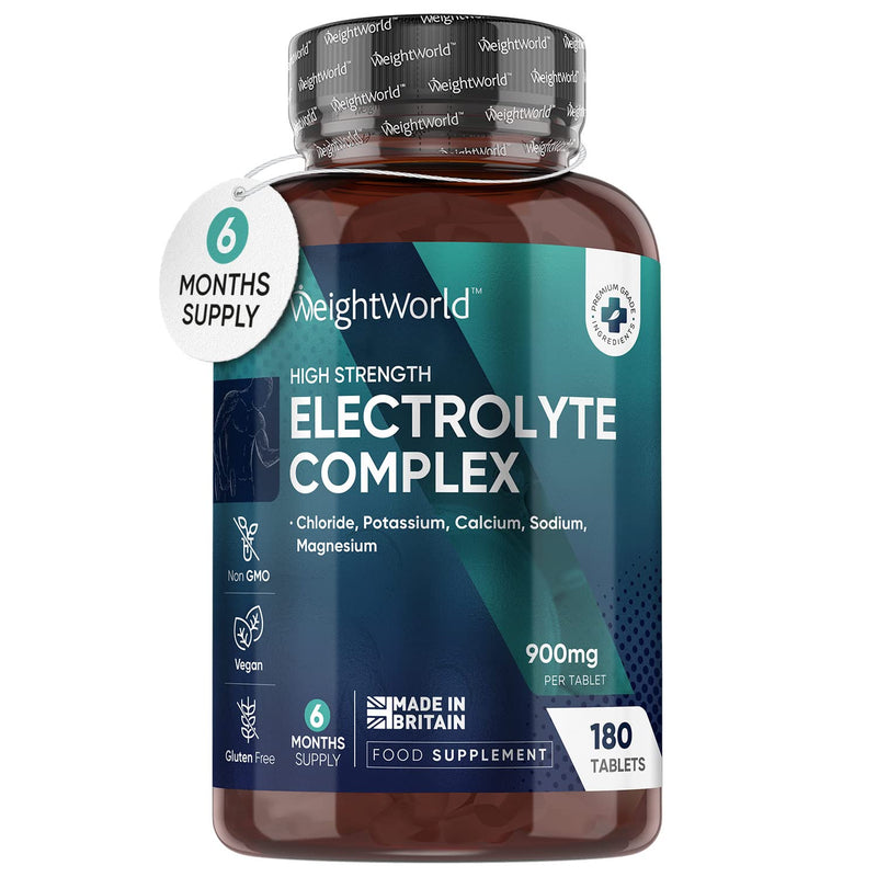 Electrolytes Tablets - 180 Vegan Hydration Tablet (6 Months Supply) - Sugar- & Carb-Free Rehydration Tablets with Electrolytes Like Magnesium, Potassium & Sodium - Fasting & Keto Electrolyte Tablet - BeesActive Australia