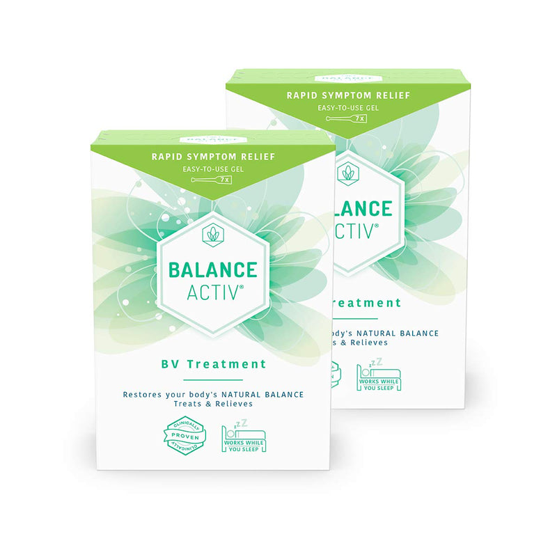 Balance Activ Gel | BV Treatment | Bacterial Vaginosis Gel for Women | Works Naturally to Rapidly Relieve Symptoms of Discomfort, Discharge and Unpleasant Odour Associated with BV | 2 Pack - BeesActive Australia