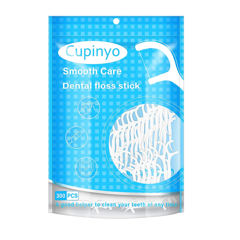 Cupinyo Dental Floss Sticks -300pcs Floss Picks, Floss Sticks Dental, Toothpicks, Teeth Cleaning, Thin Floss, to Protect The Gap Does Not Grow - BeesActive Australia