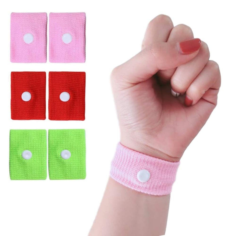(N/A) 6 Pieces,Travel Bands Kids,Vertigo Relief,Sea Sickness Wristbands,Motion Sickness,Prevent,Hayfever Wristband,Sickness Bands, - BeesActive Australia