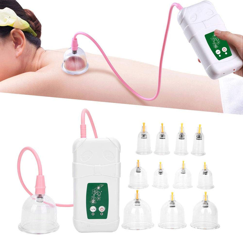 Vacuum Cupping Cup, Usb Charging Intelligent Operation Anti Cellulite Body Massage Helper, Electric Suction Cupping Set for Salon or Home Use - BeesActive Australia