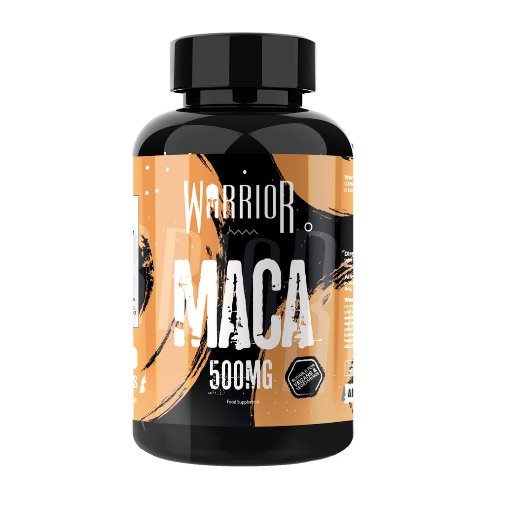 Warrior Maca 60 Tablets - Natural Root Extract - Vitamin B2 - Libido Enhancer | Warrior Supplements, Clear, 57 Gram - BeesActive Australia