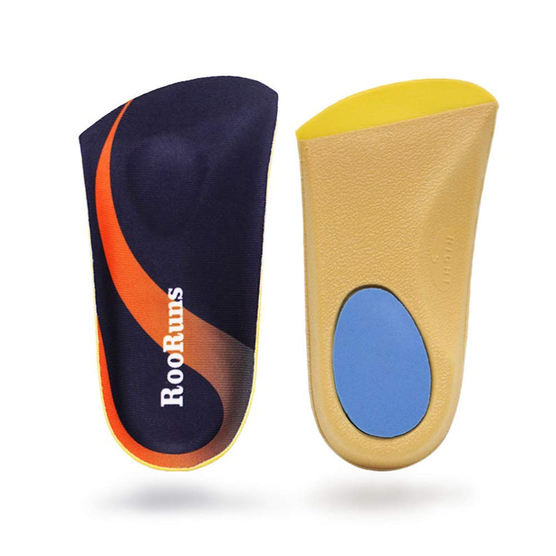 Orthotic Inserts 3/4 Length, Plantar Fasciitis Insoles with Metatarsal Pads Heel Cushion for Men and Women, High Arch Support Shoe Inserts for Flat Feet, Overpronation, Walking Running, M Medium (6-9.5 UK) - BeesActive Australia